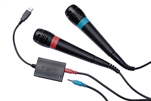 2x Original Singstar Mikrofon für Playstation 3 - Wired