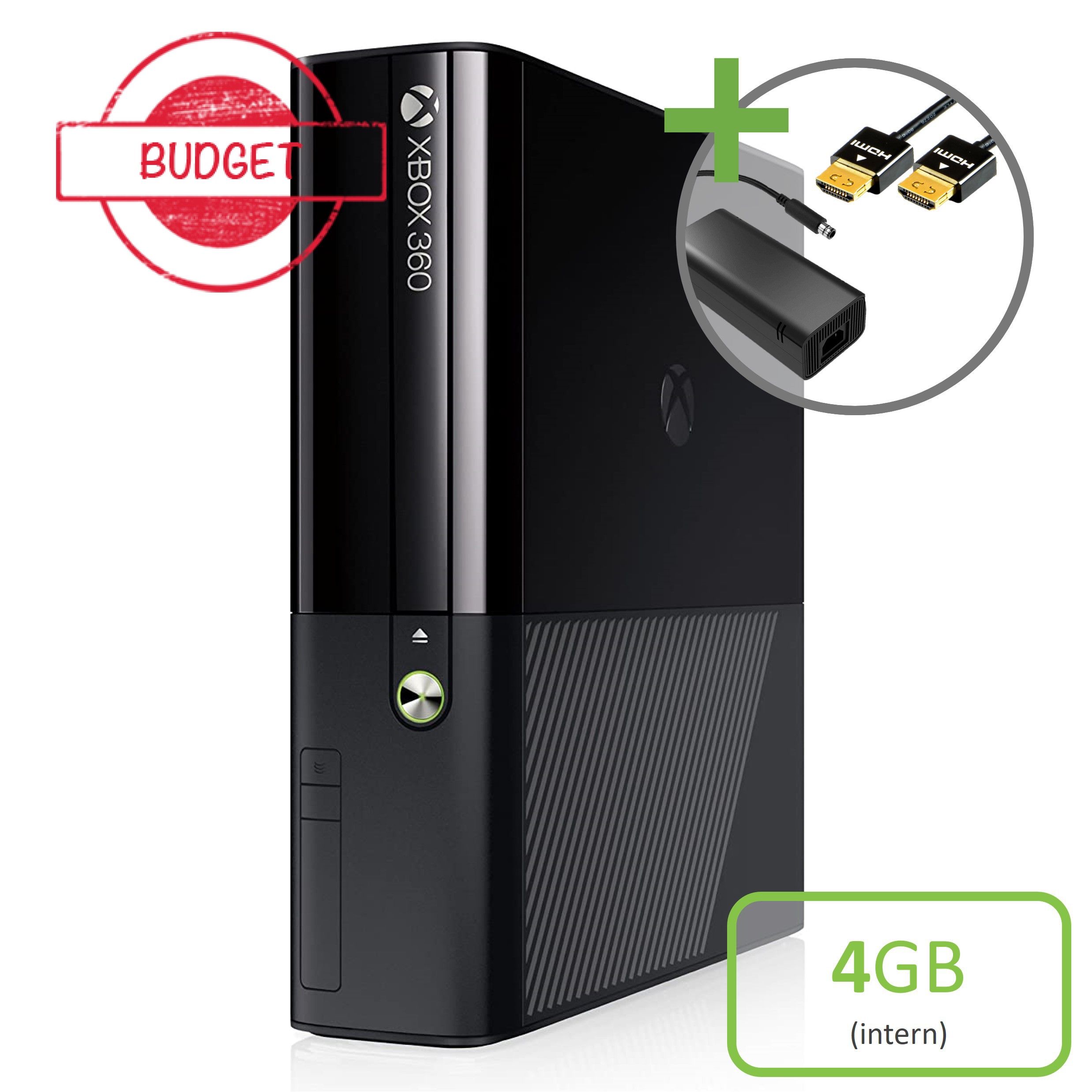 Microsoft Xbox 360 New Slim Console (4GB) - Budget Kaufen | Xbox 360 Hardware