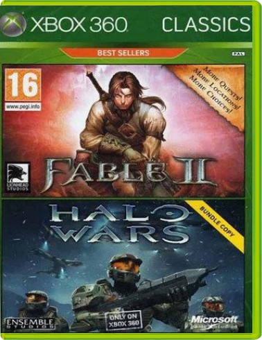 Fable II & Halo Wars (Double Pack) (Classics) - Xbox 360 Games