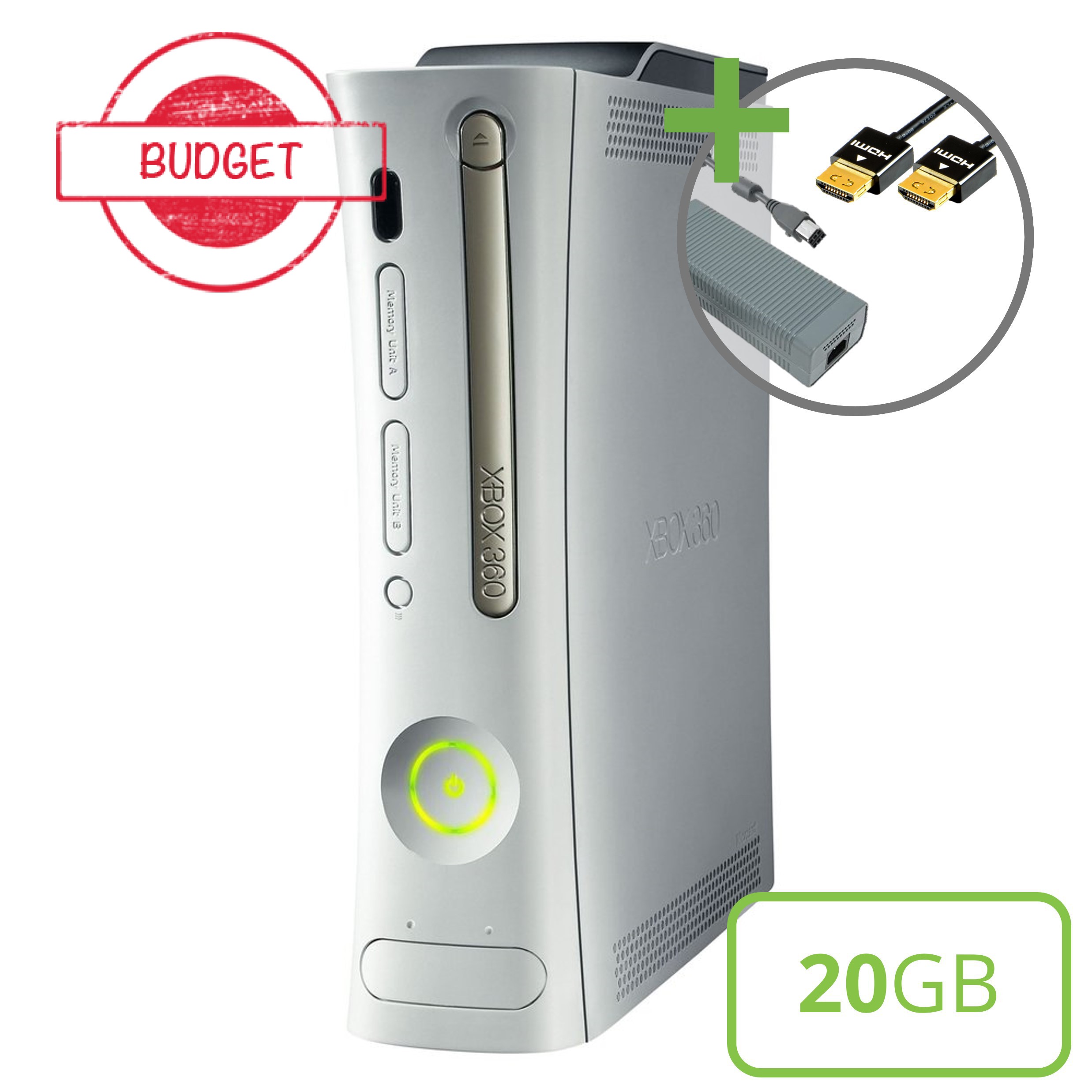 Microsoft Xbox 360 Premium Console (HDMI) - 20GB - Budget
