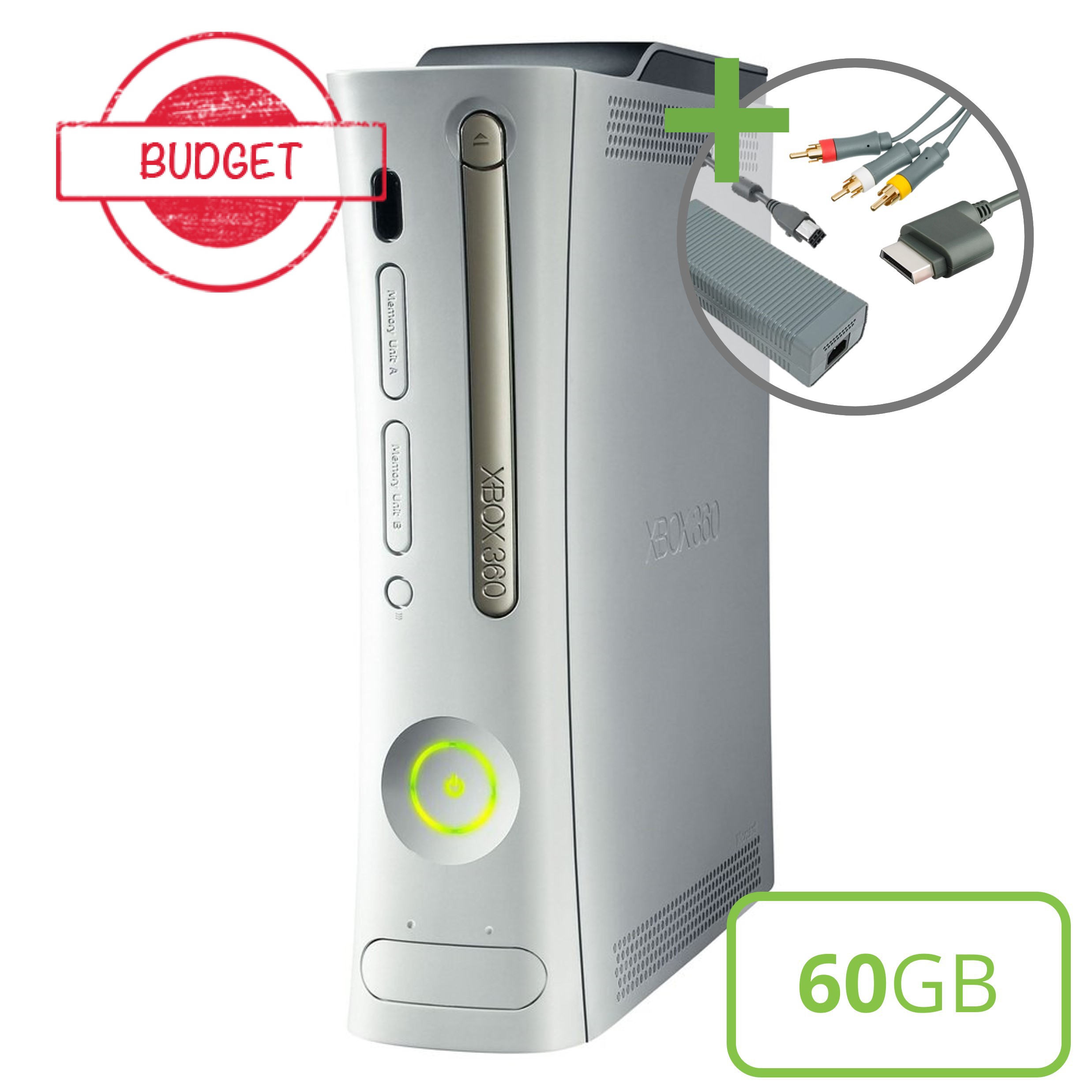 Microsoft Xbox 360 Premium Console (AV) - 60GB - Budget - Xbox 360 Hardware