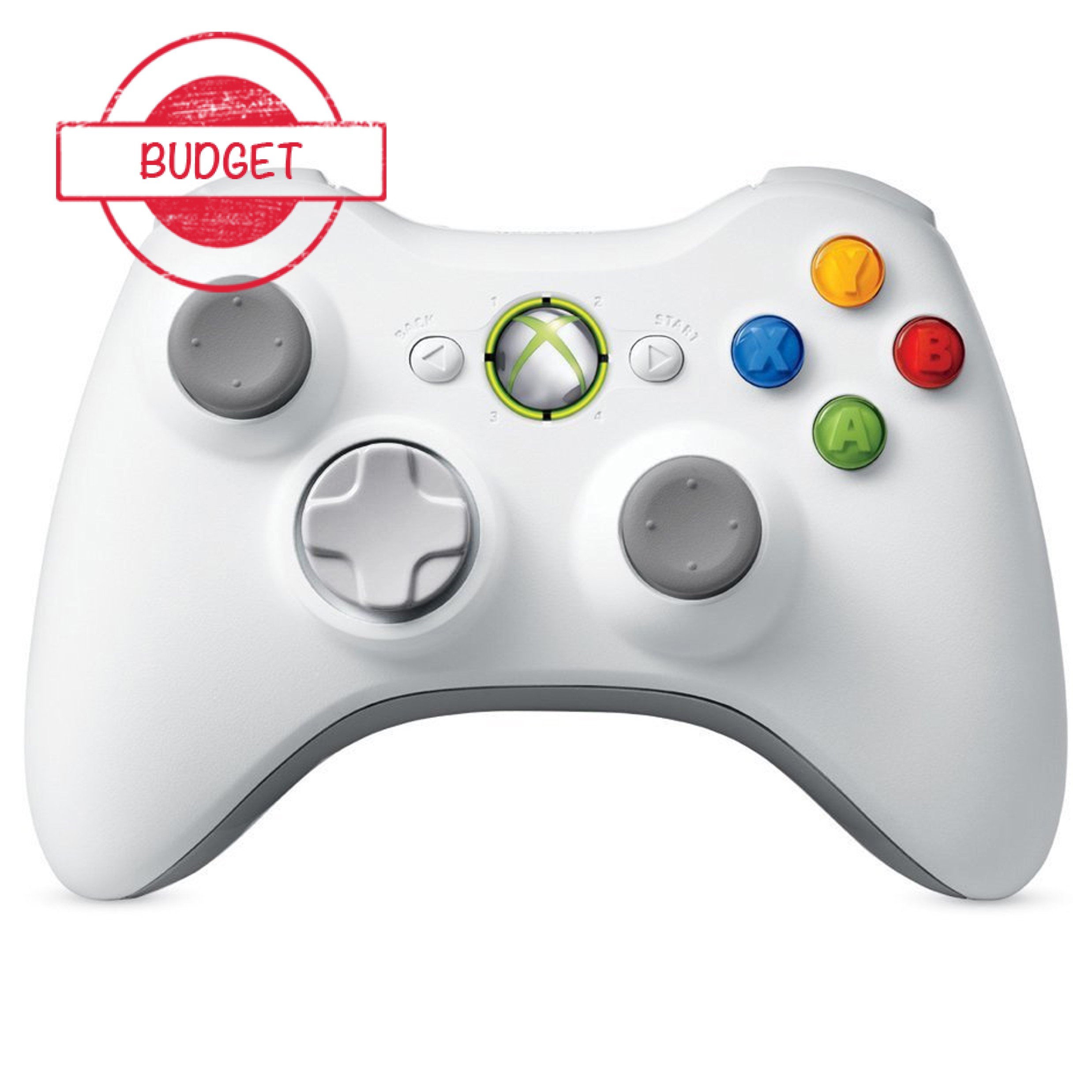 Microsoft Xbox 360 S Controller - Wit - Budget - Xbox 360 Hardware
