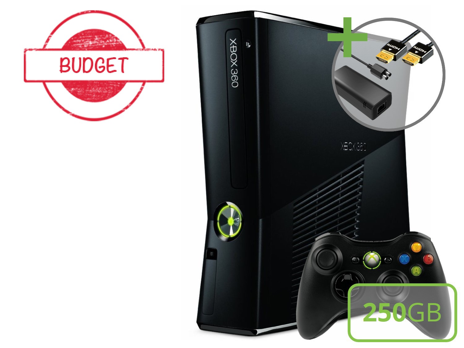 Microsoft Xbox 360 Slim Starter Pack - 20GB Standard Edition - Budget Kopen | Xbox 360 Hardware