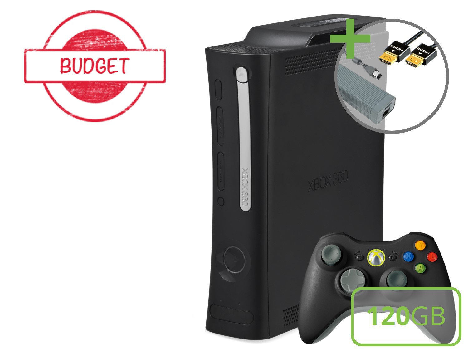 Microsoft Xbox 360 Elite Starter Pack - 120GB Standaard Edition - Budget Kopen | Xbox 360 Hardware