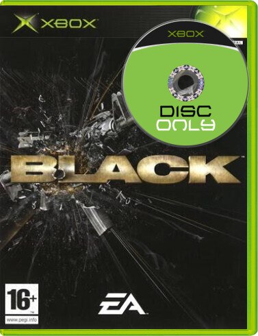 Black - Disc Only - Xbox Original Games