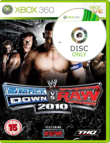 WWE SmackDown vs. Raw 2010 - Disc Only - Xbox 360 Games