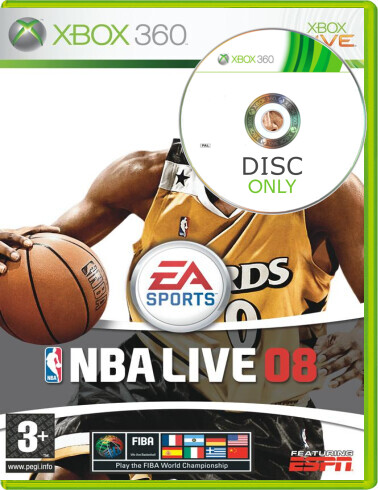 NBA Live 08 - Disc Only - Xbox 360 Games