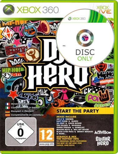 DJ Hero - Disc Only - Xbox 360 Games