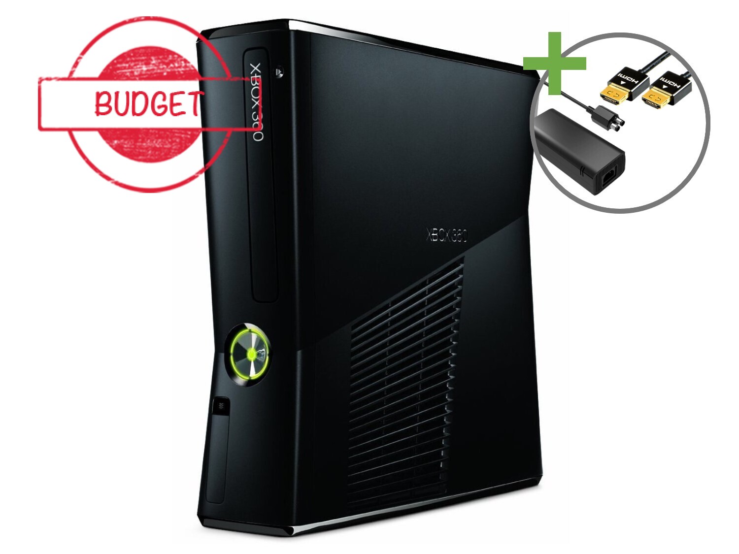 Microsoft Xbox 360 Slim Console (4GB) Mat Zwart - Budget Kaufen | Xbox 360 Hardware