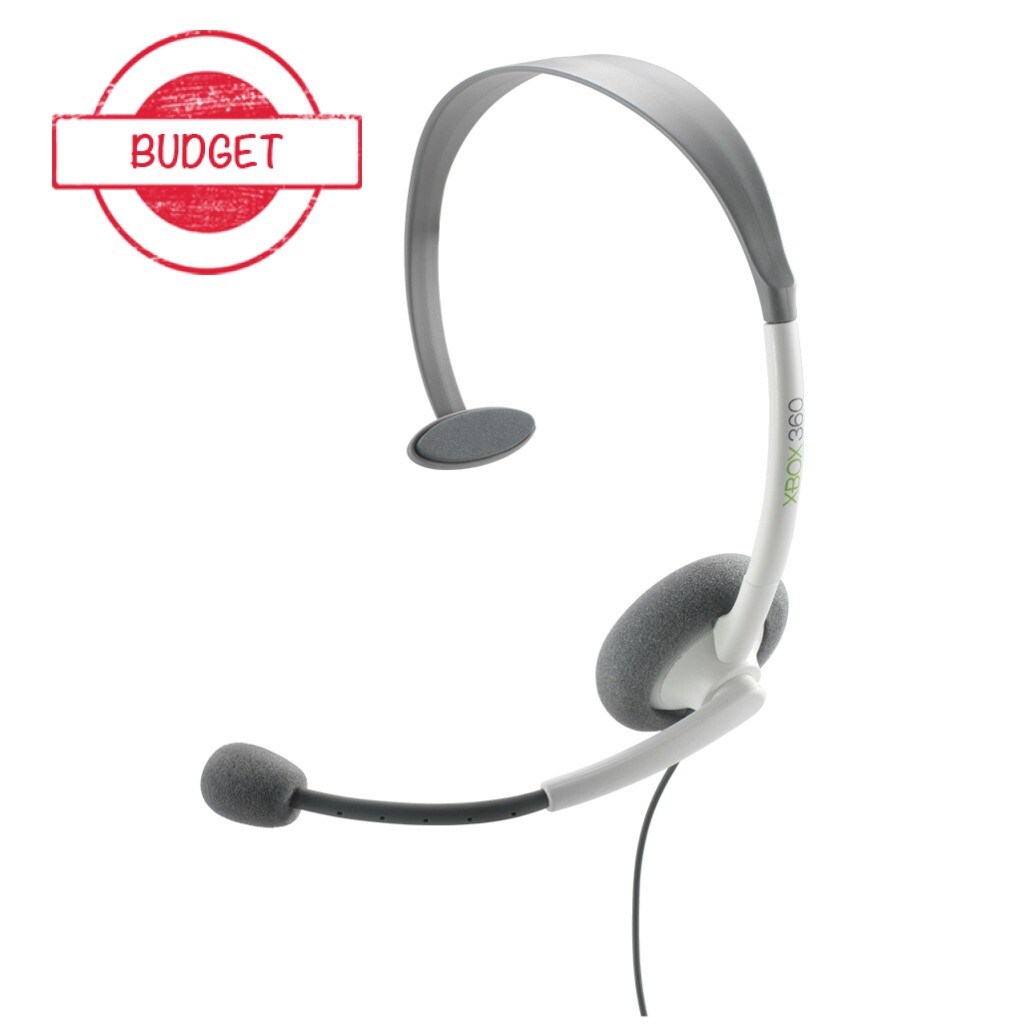 Microsoft Xbox 360 Headset Wired - Wit - Budget - Xbox 360 Hardware