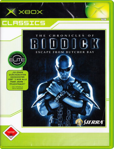 The Chronicles of Riddick: Escape from Butcher Bay (Classics) - Xbox Original Games