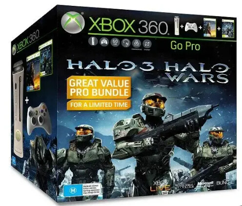 Microsoft Xbox 360 Arcade Console (60GB) Halo Wars + Halo 3 Edition - Xbox 360 Hardware