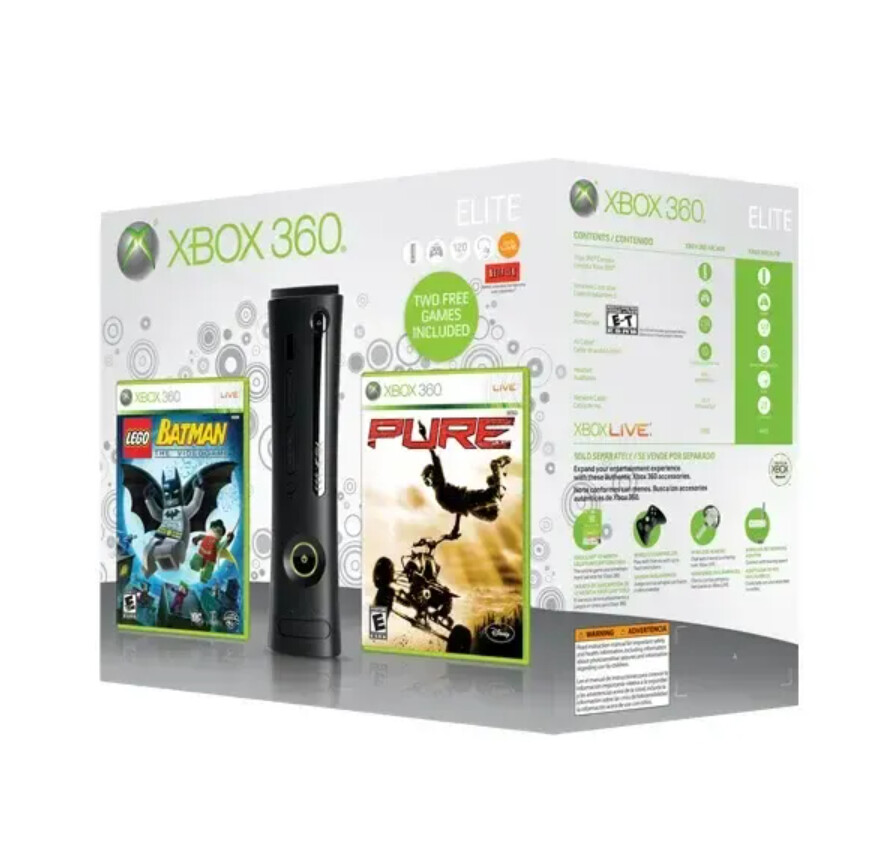 Microsoft Xbox 360 Elite Starter Pack - 120GB Holiday Edition [Complete] - Xbox 360 Hardware