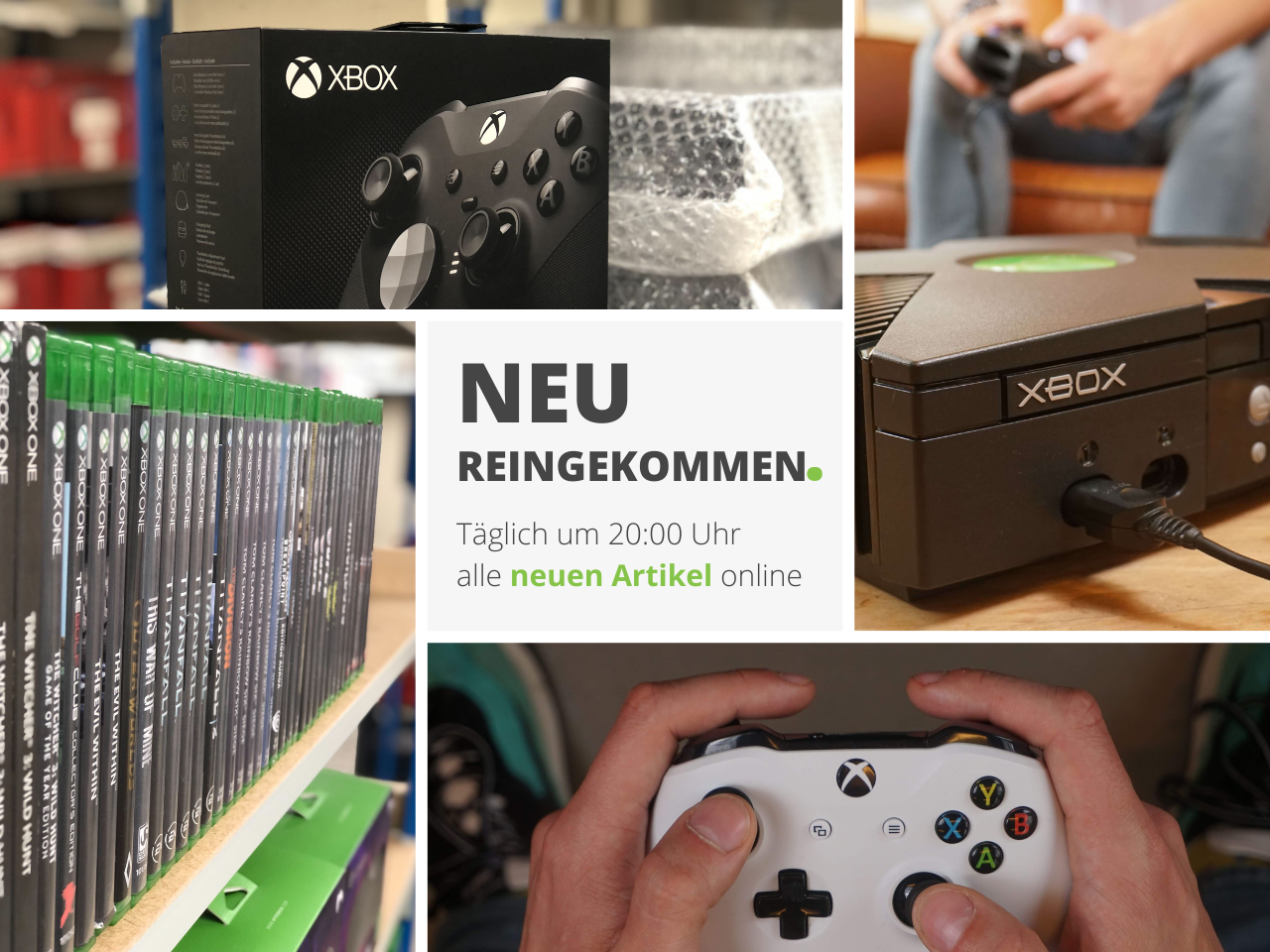 Alle neu reingekommenen Xbox-Artikel. Täglich um 20:00 Uhr online.